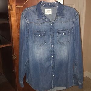 Jean Shirt Mid Wash